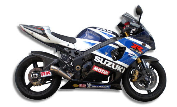 03-'04 GSX-R1000 | バイクマフラーの製造販売店です。ワンオフ・オーダーマフラーも多数製作！｜有限会社アサヒナレーシング 大阪府八尾市